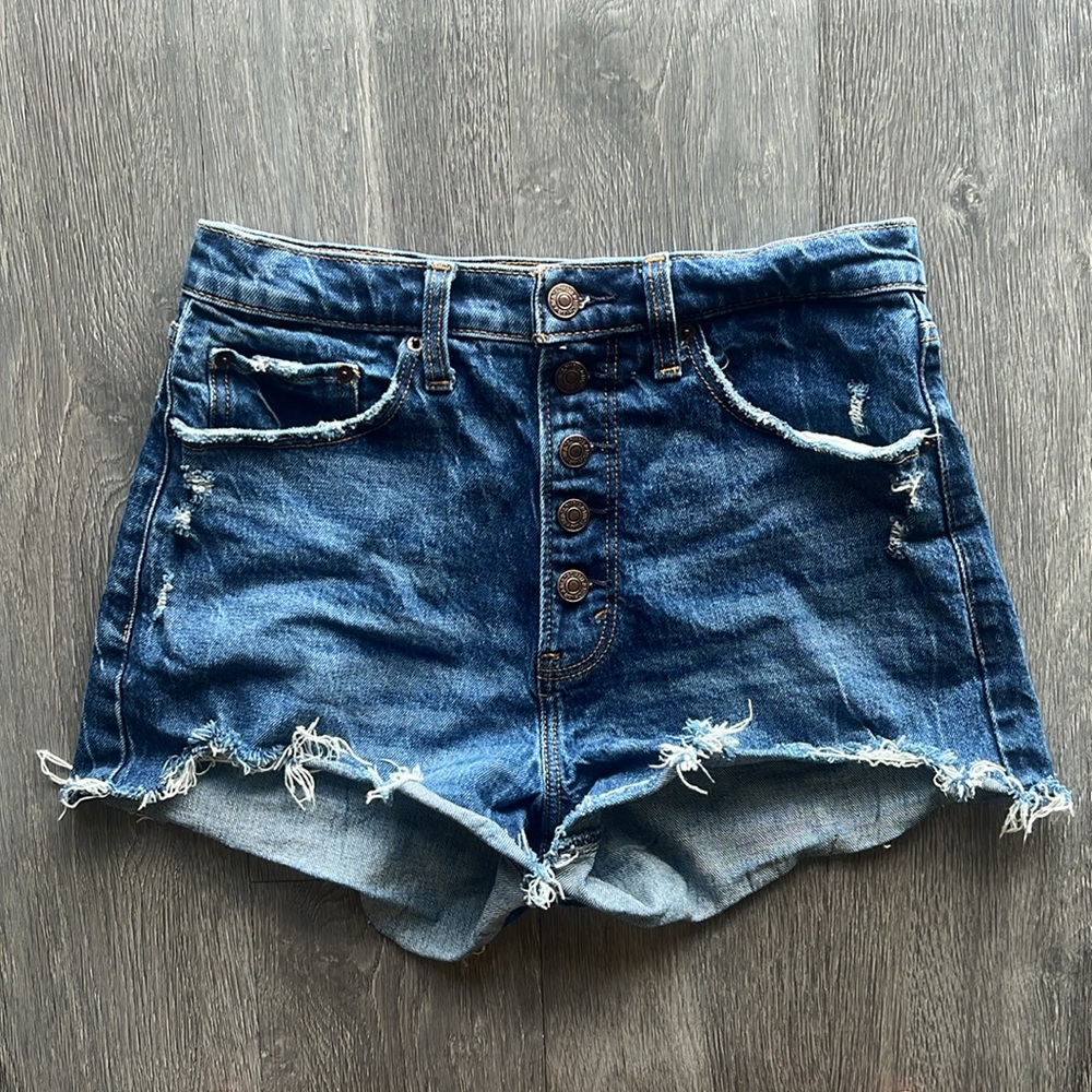 Abercrombie & Fitch High Rise Mom Short ✧ Size 27/4